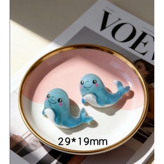CHARM PHÁT SÁNG: Set Charm Đại Dương Cute – 8 Charm Sinh Vật Biển Kawaii Trang Trí Dép / Phụ Kiện
