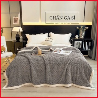 🌆Italy Blanket🌆 Chăn Lông Cừu Họa Tiết Nước Ý Độc Đáo 2m3x2m Hàng Cao Cấp, Chuẩn Loại 1_Chăn Ga Sỉ