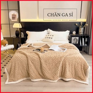 🌆Italy Blanket🌆 Chăn Lông Cừu Họa Tiết Nước Ý Độc Đáo 2m3x2m Hàng Cao Cấp, Chuẩn Loại 1_Chăn Ga Sỉ