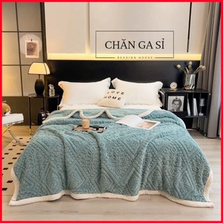 🌆Italy Blanket🌆 Chăn Lông Cừu Họa Tiết Nước Ý Độc Đáo 2m3x2m Hàng Cao Cấp, Chuẩn Loại 1_Chăn Ga Sỉ