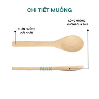 Thìa Gỗ Tre Múc Trà Matcha, Dụng Cụ Xúc Trà, Muỗng Thìa Xúc Trà