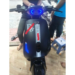 trọn bộ tem dán xe điện 6 món trang trí xe