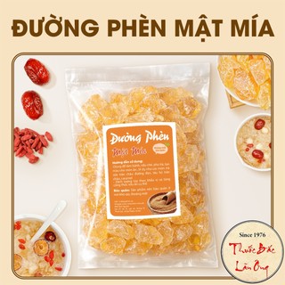 Đường phèn mật mía 500g, đường phèn vàng kết tinh, dùng nấu chè, chưng yến, tạo vị ngọt tự nhiên