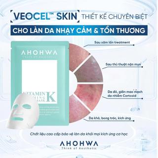 Ahohwa - Vitamin K Sheet Mask - Mặt nạ phục hồi sinh học Vitamin K