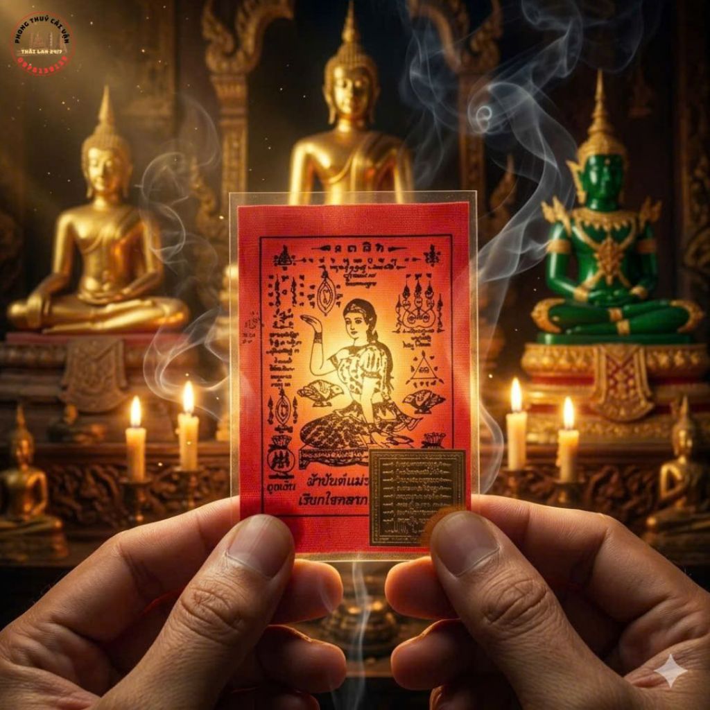 Vật Trang Trí Cầm Tay Phong Cách Thái Lan - Miếng Vải Đỏ Làm Quà Tặng Ý Nghĩa
