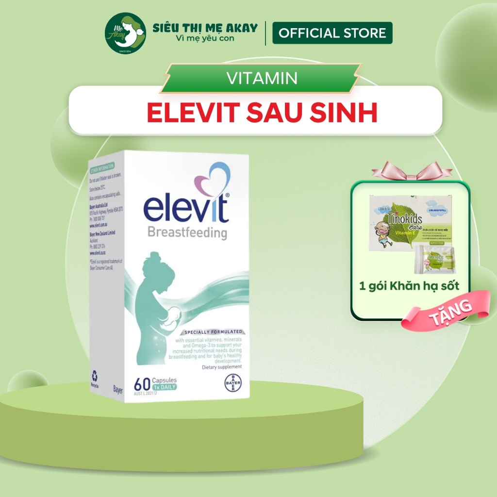 Elevit Breastfeeding, Vitamin tổng hợp của Úc, bổ sung vitamin và ...