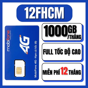 🔥 Sim 5G/4G Mobifone MDT250A, MDT350, 500GB, 1000GB, 12MAX90, 12FD50, 12FHCM 12FHN12MDT150 sử dụng trọn gói 6 -12 Tháng