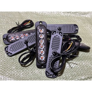 Đèn Led cảnh báo 6 bóng điện 12V và 24V dùng chung, Đèn Bên Xe, Đèn Khẩn Cấp Xe Tải ( giá 1 chiếc ).D