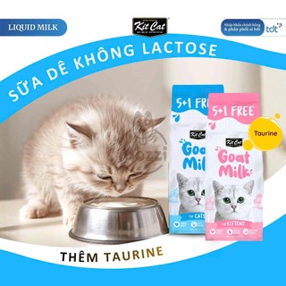 [Gói 50ml] Sữa tươi sữa dê KitCat Goat Milk cho mèo con
