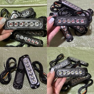 Thanh đèn led cảnh báo 6 bóng DC12V-24V dành cho các loại ô tô và xe tải ( giá 1 chiếc ).D
