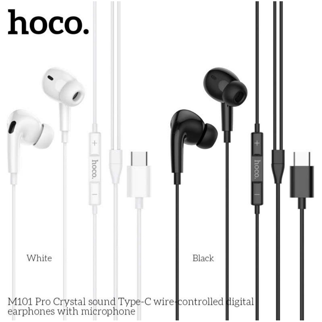 Tai nghe có dây chân typec Hoco M101 pro.