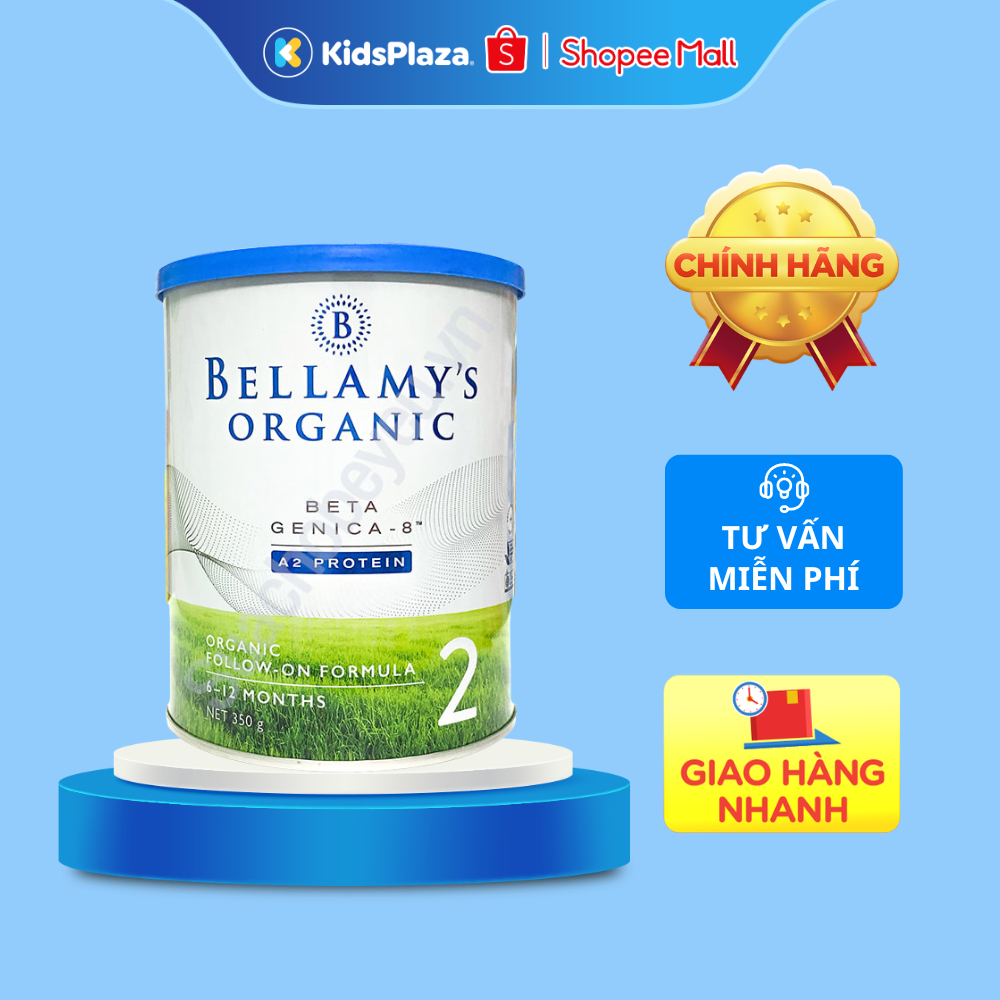 Sữa Bellamy's Organic A2 số 2 350g/ 800g - Xuất xứ Úc | Shopee