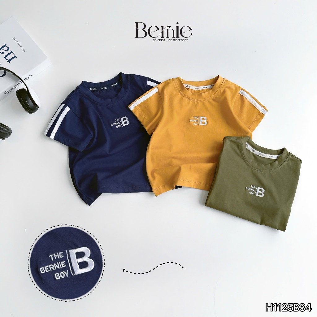 Bộ cotton bé trai phong cách thể thao, bộ thun thể thao khoẻ khoắn dễ mặc bé trai