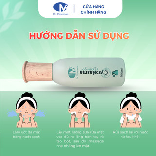 Sữa Rửa Mặt Cho Da Nám, Sạch Sâu, Độ Ph Cân Bằng, Dưỡng Sáng Da, Dịu Nhẹ, Lành Tính Dr Cosmess 100ml