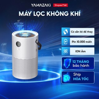 Máy lọc không khi AP01 YAMAZAKI công nghệ lọc 3 lớp HEPA khử mùi diệt khuẩn tạo ion âm hút lông
