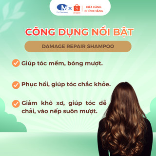 Bộ Gội Xả Phục Hồi Hư Tổn, Sạch Sâu Kiềm Dầu, Không Gây Khô, Suôn Mượt, BóngTóc 300ml Dr Cosmess