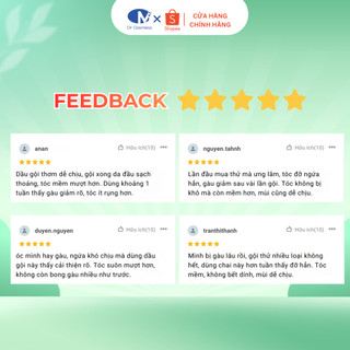 Bộ Gội Xả Phục Hồi Hư Tổn, Sạch Sâu Kiềm Dầu, Không Gây Khô, Suôn Mượt, BóngTóc 300ml Dr Cosmess