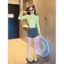 Đồ bơi bé gái dài tay phong cách Hàn Quốc, set áo bơi kèm quần bơi short trẻ em đi biển mùa hè