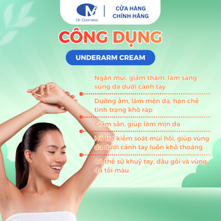 Kem Giảm Thâm Nách, Mờ Thâm, Sáng Mịn, Giảm Mùi Hôi Hiệu Quả, An Toàn, Lành Tính 20ml  Dr Cosmess