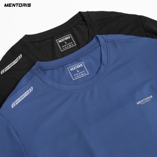 Áo Thun Nam MENTORIS Vải Thun Lạnh Cao Cấp, Form Regular Fit, Co Giãn Thoáng Khí, Mặc Thể Thao MTS01