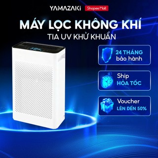 Máy lọc không khí YAMAZAKi khử khuẩn tia UV Ion Âm lọc khói, bụi mịn PM 2.5, bụi vải, lông thú