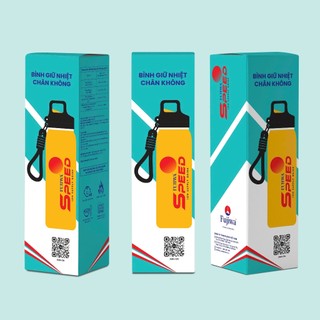 Bình Nước Thể Thao Giữ Nhiệt 600ml FUJIWA SPEED - Bình Tập Gym, Chạy Bộ, Fitness Thuận Lợi Mang Theo Khi Tập Luyện