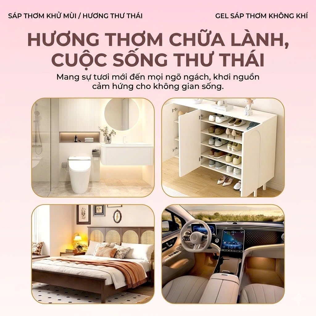 Sản Phẩm Sáp Thơm Khử Mùi Phòngủ - Sáp Thơm Khử Mùi Phòngủ