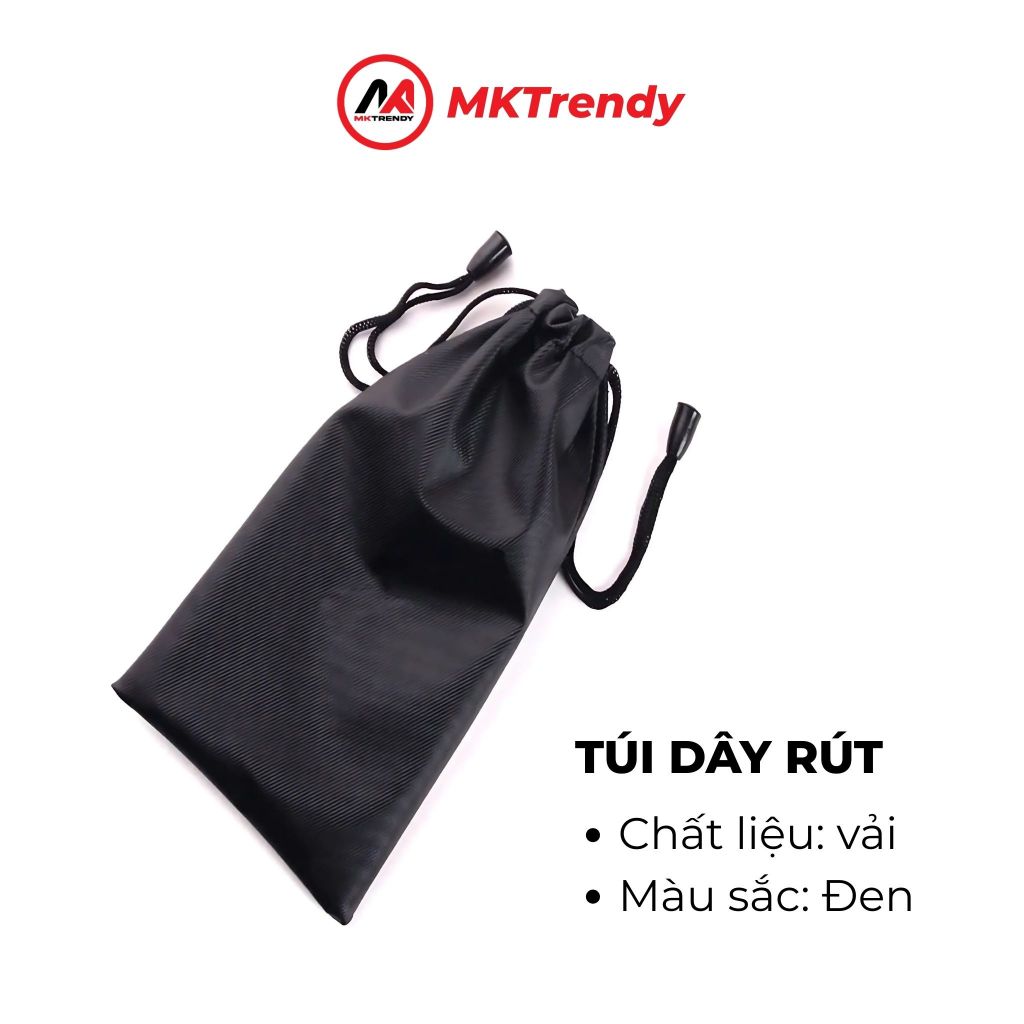 [QUÀ TẶNG MKTRENDY] Phụ kiện thời trang ví da đa công dụng túi đựng kính khăn lau kính đa năng