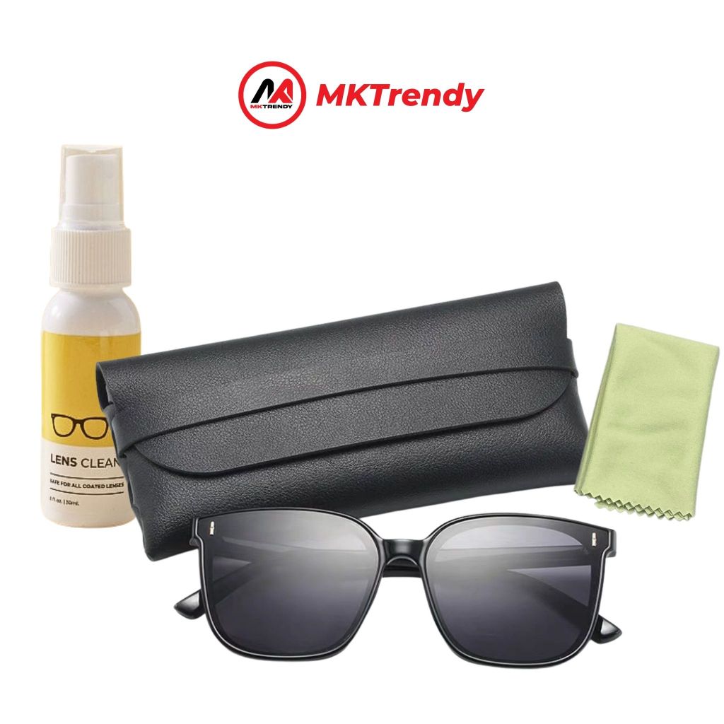 [QUÀ TẶNG MKTRENDY] Phụ kiện thời trang ví da đa công dụng túi đựng kính khăn lau kính đa năng