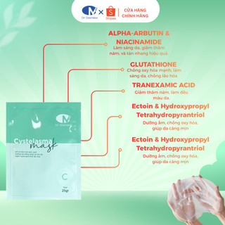 Mặt Nạ Giấy Lành Tính Cho Da Nhạy Cảm, Giúp Phục Hồi, Cấp Ẩm Sâu, Làm Dịu Kháng Viêm, Dưỡng Sáng