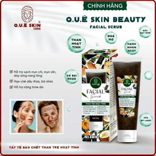 TẨY TẾ BÀO CHẾT 65ml chiết xuất than hoạt tính , cỏ roi ngựa, hạnh nhân ngọt và dầu hạt nho