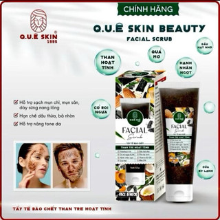 TẨY TẾ BÀO CHẾT 65ml chiết xuất than hoạt tính , cỏ roi ngựa, hạnh nhân ngọt và dầu hạt nho