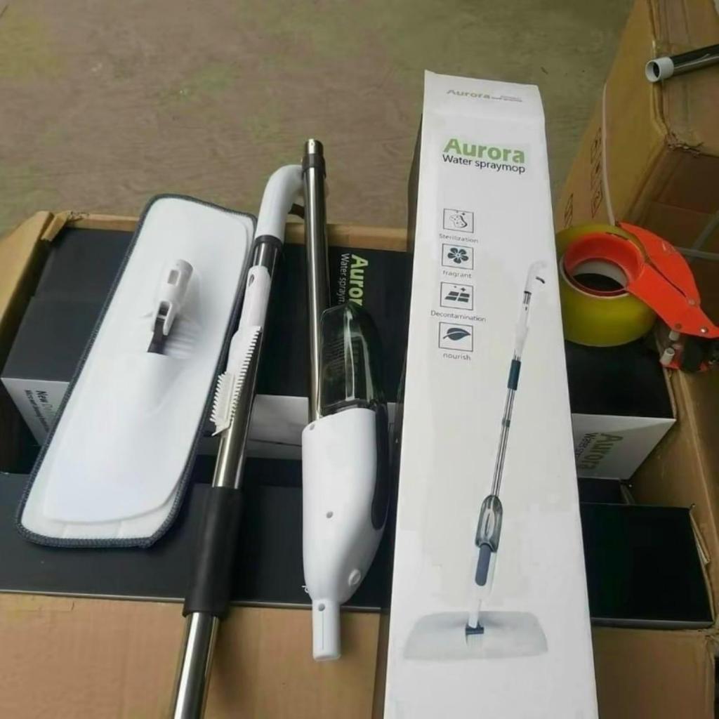 Cây Lau Nhà Phun Sương Tiện Lợi Xoay 360 Độ Có Bình Xịt Nước Lau Sàn Thông Minh Làm Sạch