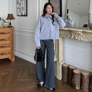 NAVIE x EVA -  Quần tây form ống suông dáng dài thời trang nữ