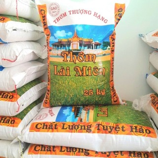 Gạo Lài Miên Thượng Hạng Bao 25Kg - Dẻo Thơm Ngon Cơm