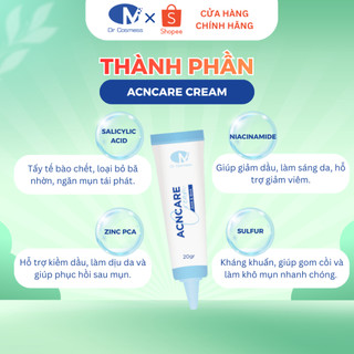 GIÁ TRẢI NGHIỆM | Kem Chấm Mụn Giảm Mụn, Giảm Thâm, Khô Còi Sau 24h, An Toàn Cho Da 20g DrCosmess