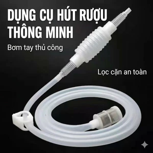 Bộ ống hút bơm chất lỏng đa năng kèm đầu lọc cặn siêu tiện lợi