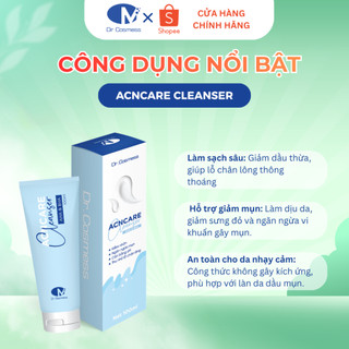 Sữa Rửa Mặt Da Dầu Mụn, Sạch Sâu Lỗ Chân Lông, Kiềm Dầu, Giảm Mụn, Mờ Thâm Mụn 100ml Dr cosmess