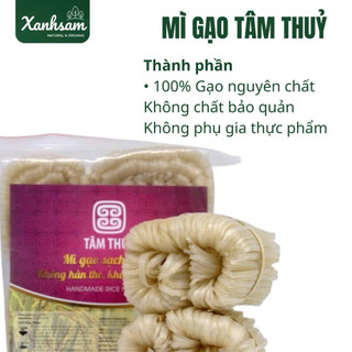 Mỳ Chũ Gạo Sạch Tâm Thuỷ 400g/ 1kg - Xanhsam Natural & Organic