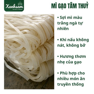 Mỳ Chũ Gạo Sạch Tâm Thuỷ 400g/ 1kg - Xanhsam Natural & Organic