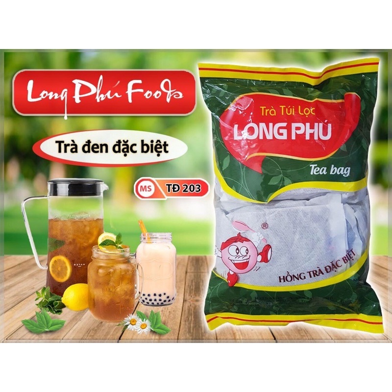 Trà Tắc Túi Lọc Long Phú 200gr (20gr*10 túi) – Hương Tắc Tự Nhiên, Nguyên Liệu Trà Trái Cây, Trà Túi Lọc