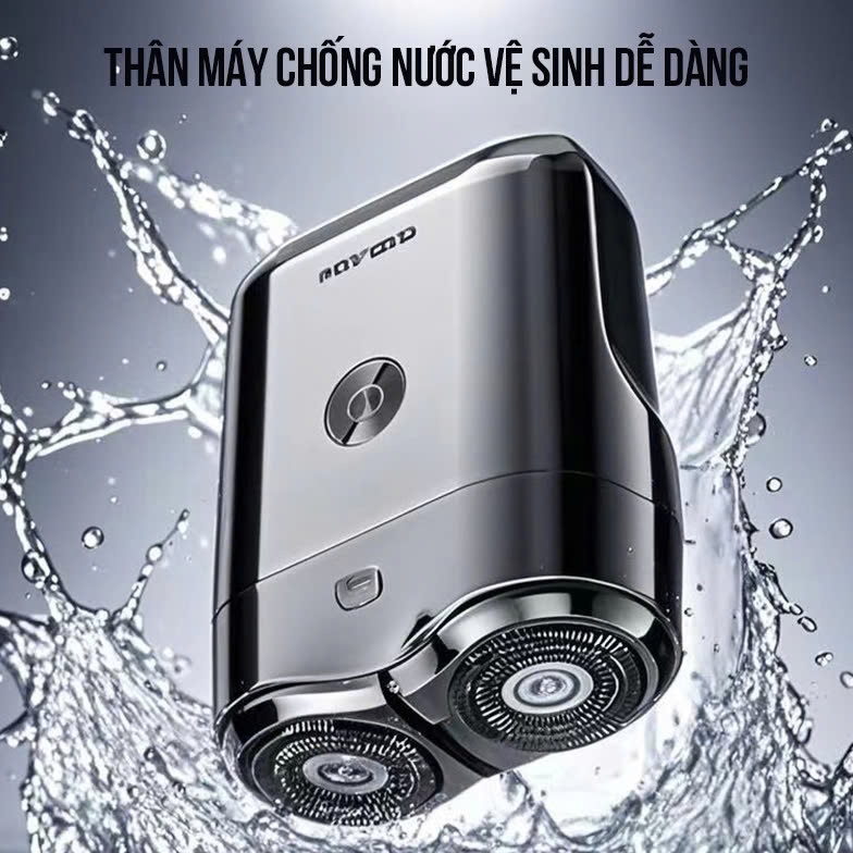 （NEW)Máy cạo râu mini Coclear CS007 chống nước toàn thân, sạc nhanh Type-C 1.5h, khóa du lịch, BH 1 năm.