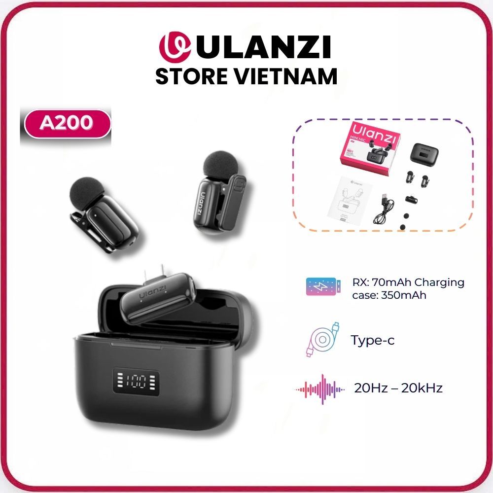 Micro không dây Ulanzi A200