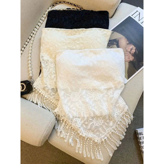 LT - Áo bra ren quây ngang, kiểu áo yếm tà nhọn, style Ulzzang y2k cá tính free size 1589