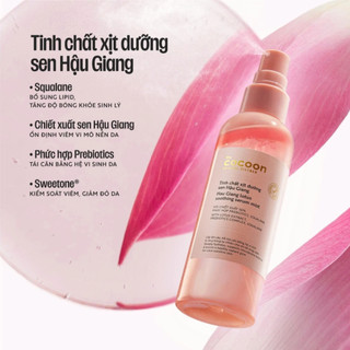 (Hàng Công TY) Tinh Chất Xịt Dưỡng Sen Hậu Giang Cocoon 100ml Duduhouse