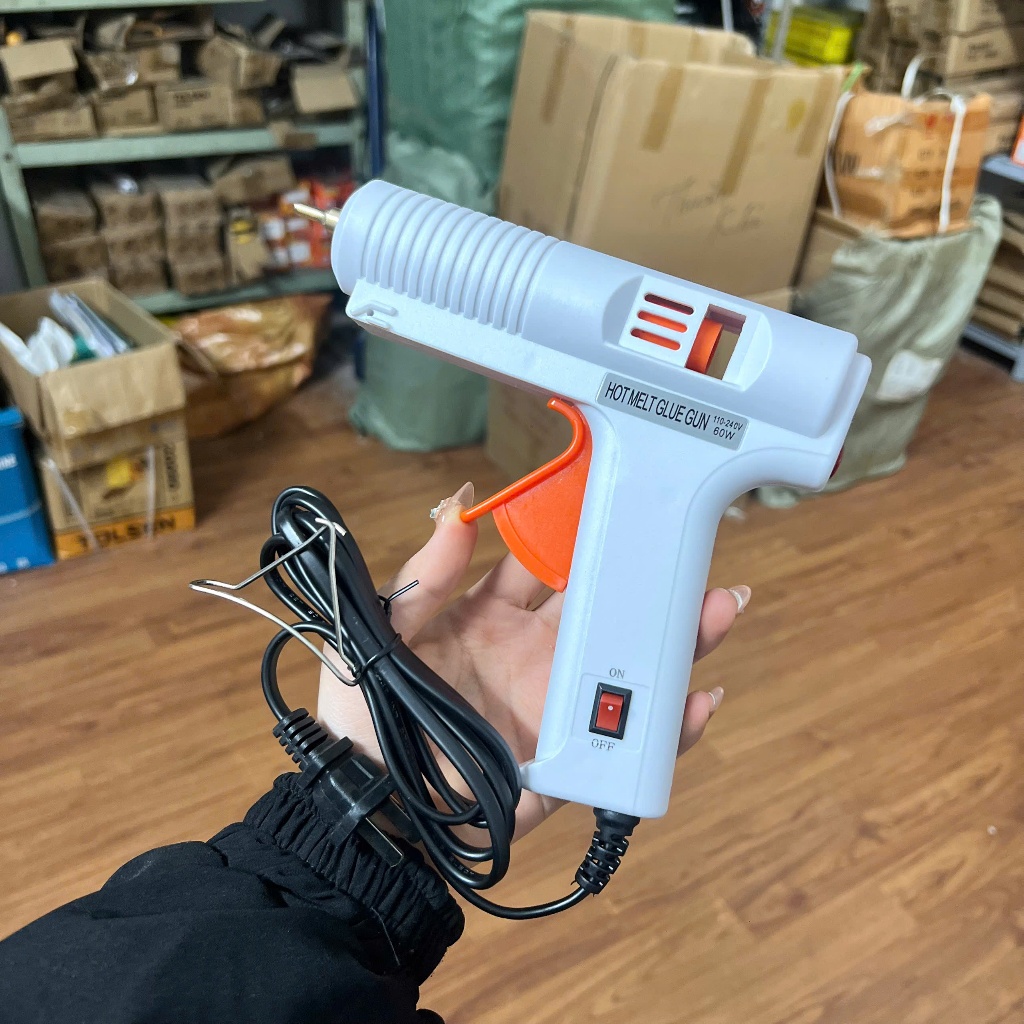 Súng bắn keo Nangon Tools 60W Trắng - Loại To (keo cỡ 10mm)