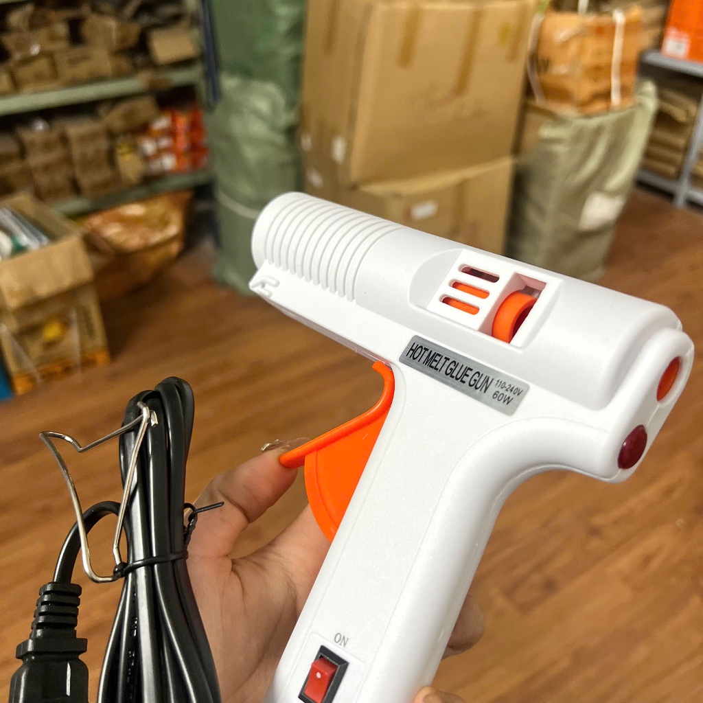 Súng bắn keo Nangon Tools 60W Trắng - Loại To (keo cỡ 10mm)