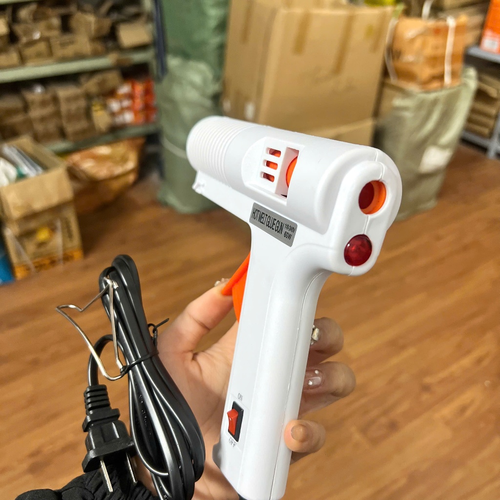 Súng bắn keo Nangon Tools 60W Trắng - Loại To (keo cỡ 10mm)