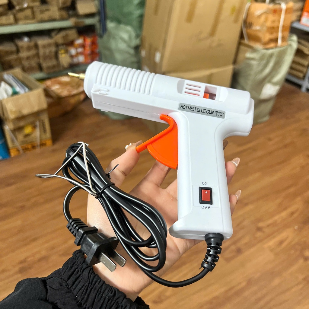 Súng bắn keo Nangon Tools 60W Trắng - Loại To (keo cỡ 10mm)