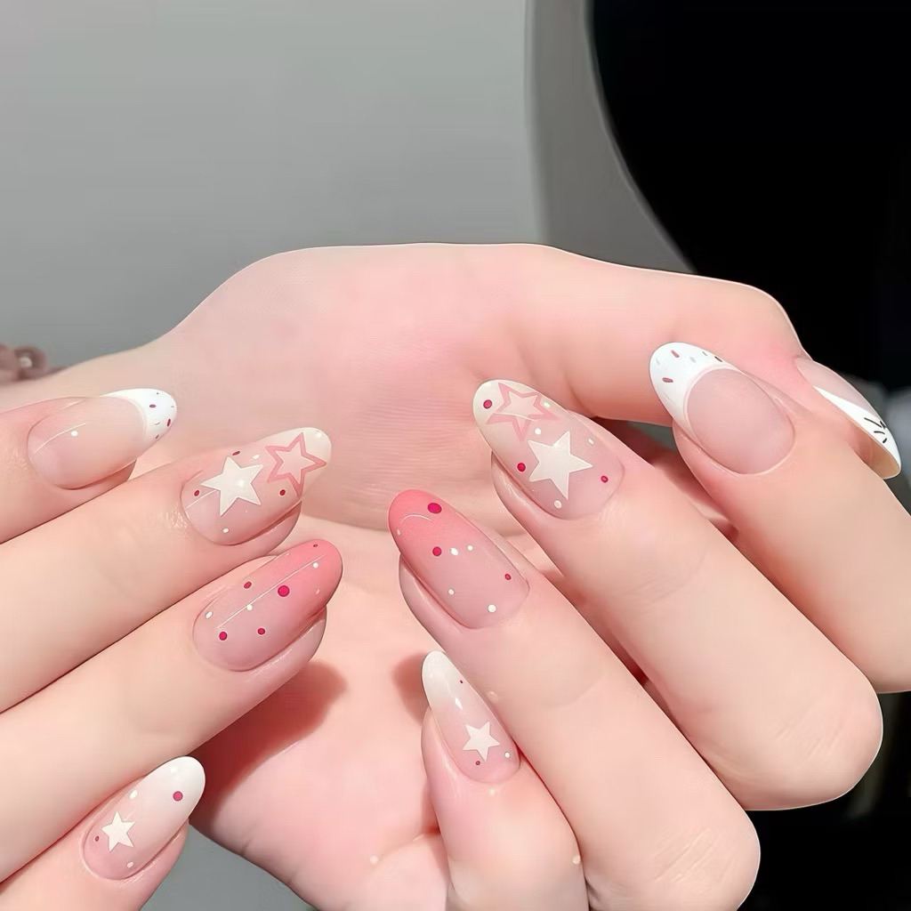 Nailbox [ Mã M30 ] Mèo Xinh Dễ Thương - Tone Hồng Nhẹ Nhàng Kẹo Ngọt